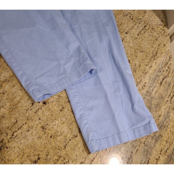 Lot of 3 Christopher Banks Size 12 Pants & Capri Blue Green White Stretch - Picture 13 of 16
